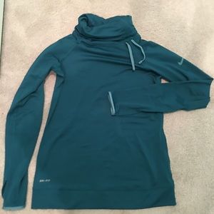 Emerald cow neck Nike pullover